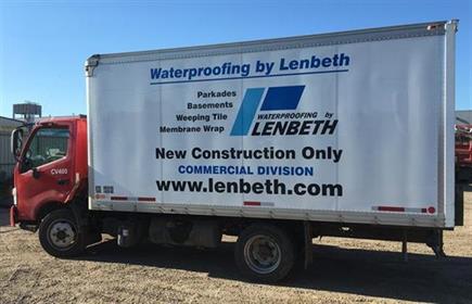 Lenbeth waterproofing truck